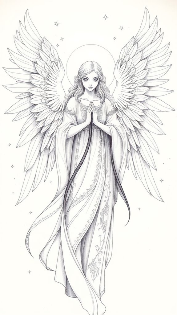 graceful angelic illustration