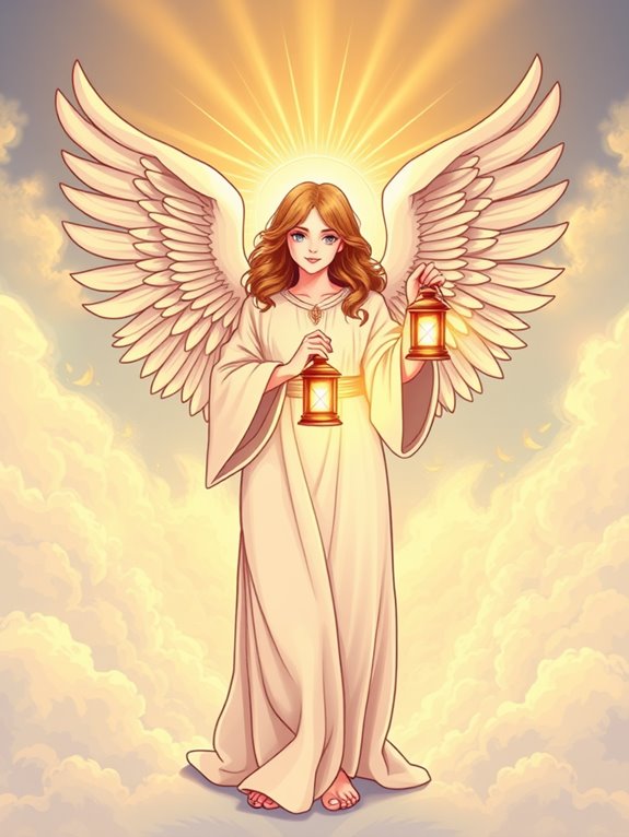 guiding light angel clipart