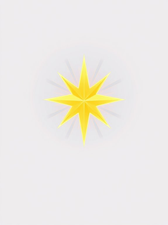 haloed bethlehem star image