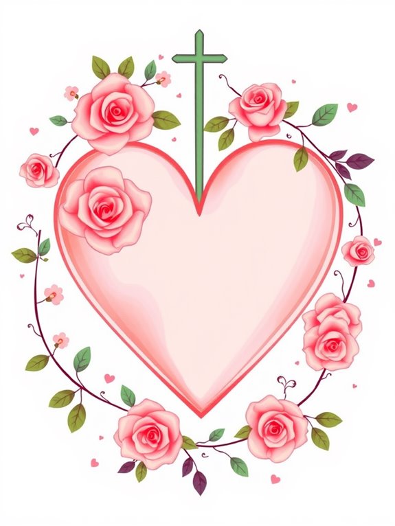 heart and scripture clipart