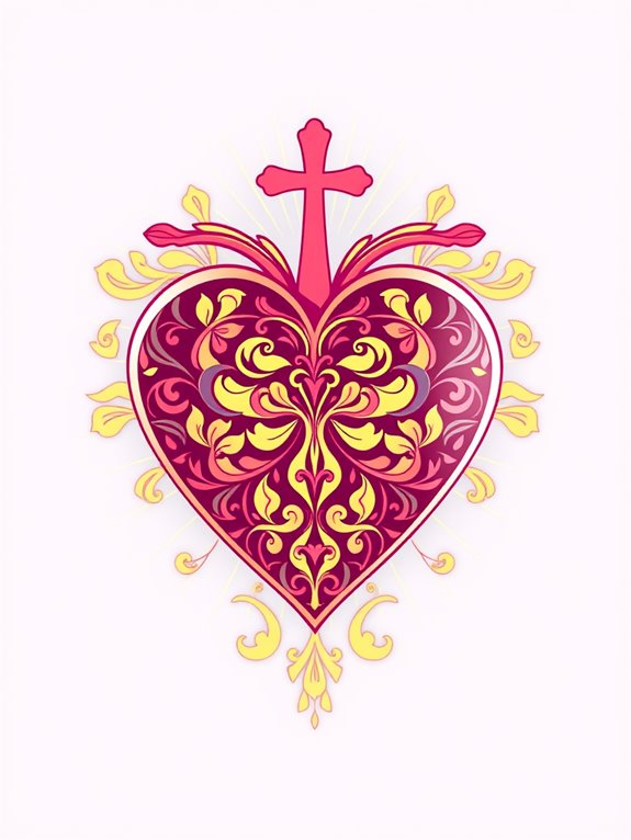 heart clipart with scripture