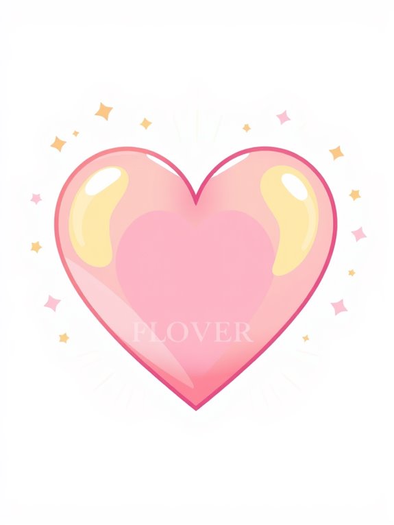 heart shaped clipart illustration