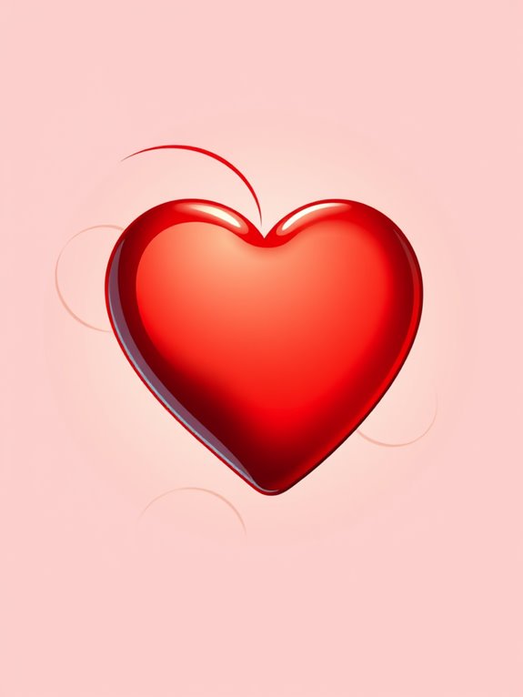 heart shaped illustration graphic design