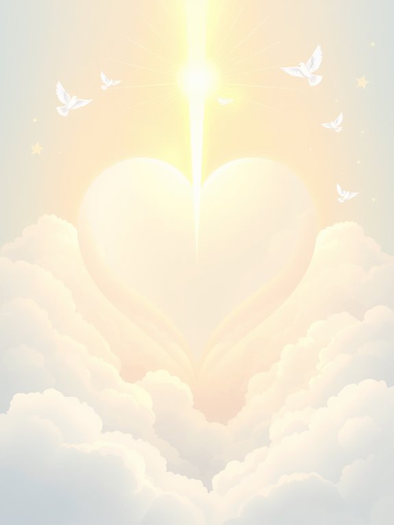 heavenly heart clipart image