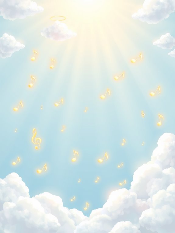 heavenly musical note clipart