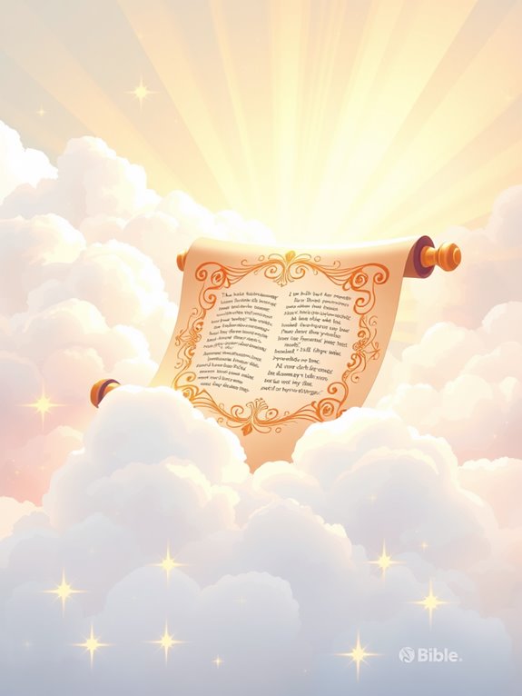 heavenly scroll clipart image