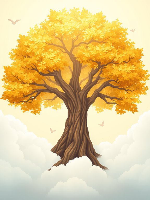 heavenly tree clipart design