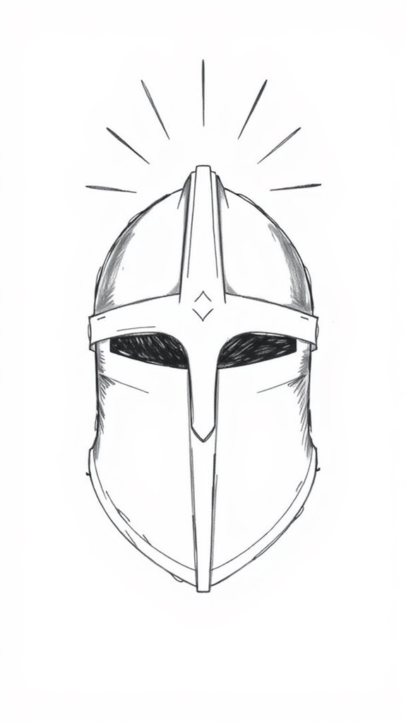 helmet of salvation illustration