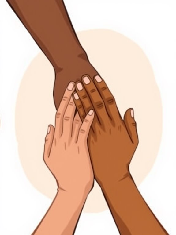 holding hands clipart design