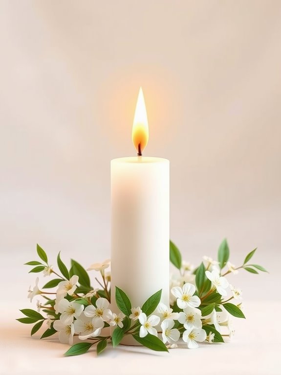 holy communion candle illustration