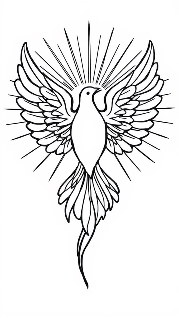 holy spirit coloring page