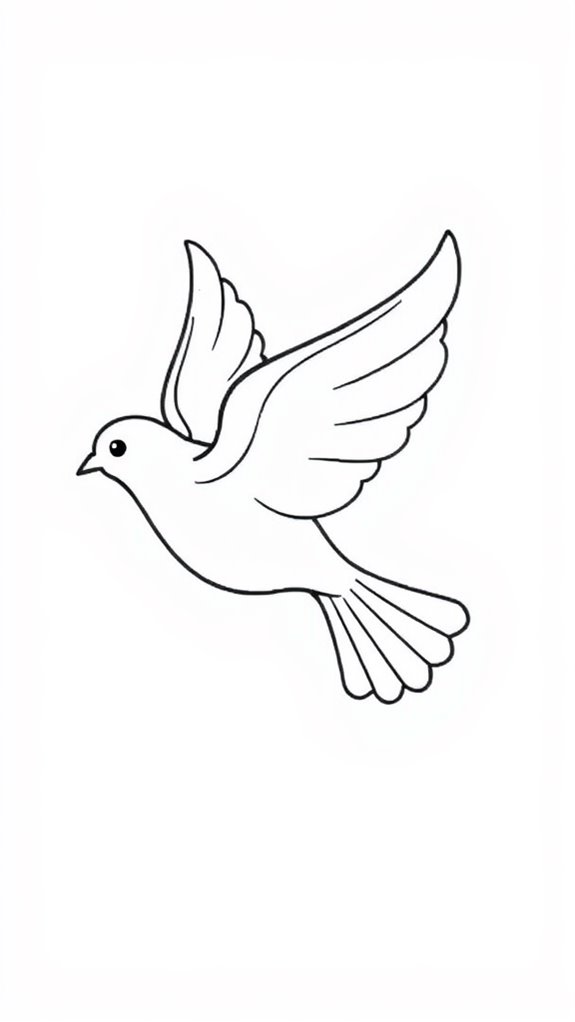 holy spirit dove coloring