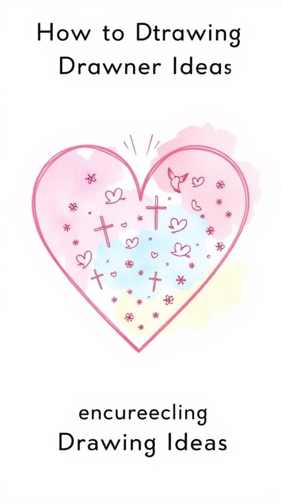 hopeful heart doodle design