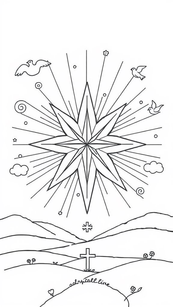 hopeful star coloring activity