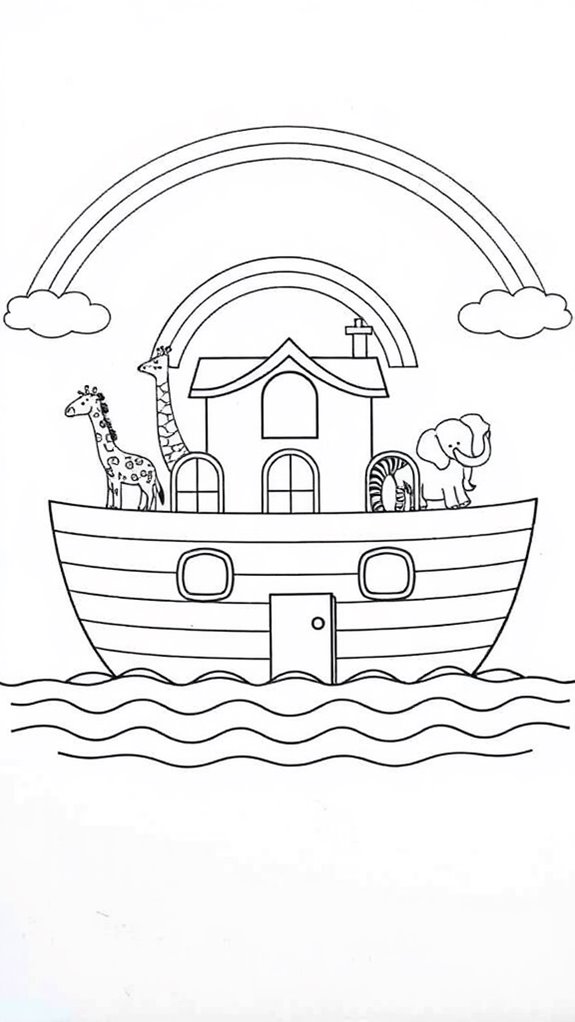 illustration of noah s ark