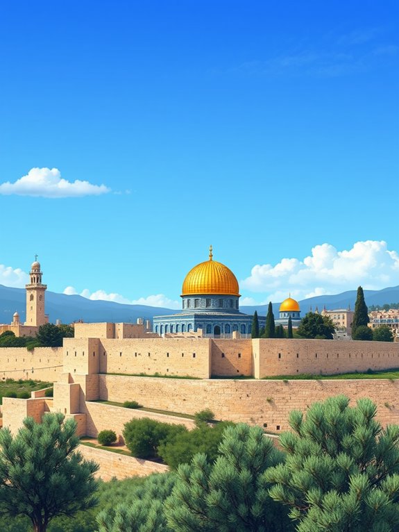 jerusalem skyline clipart image