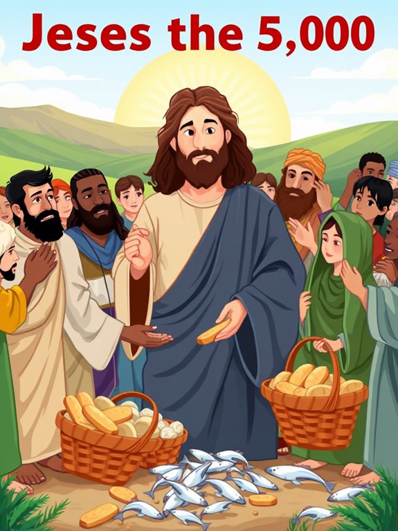 jesus feeds the multitude