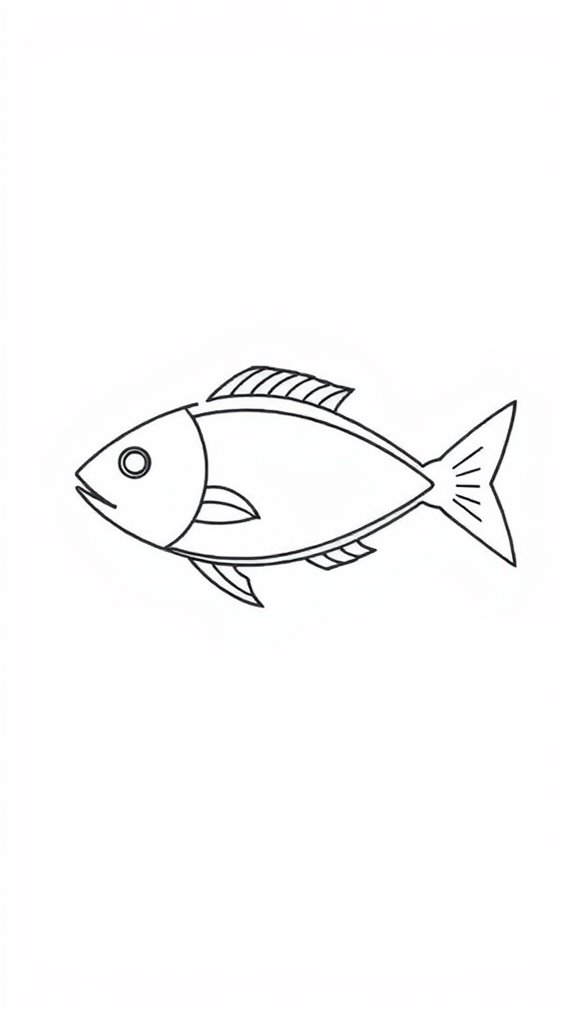 jesus fish coloring page