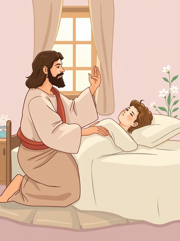 jesus healing a patient