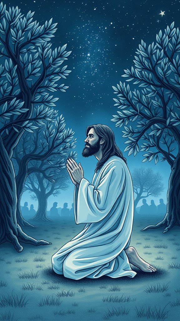 jesus prays in solitude