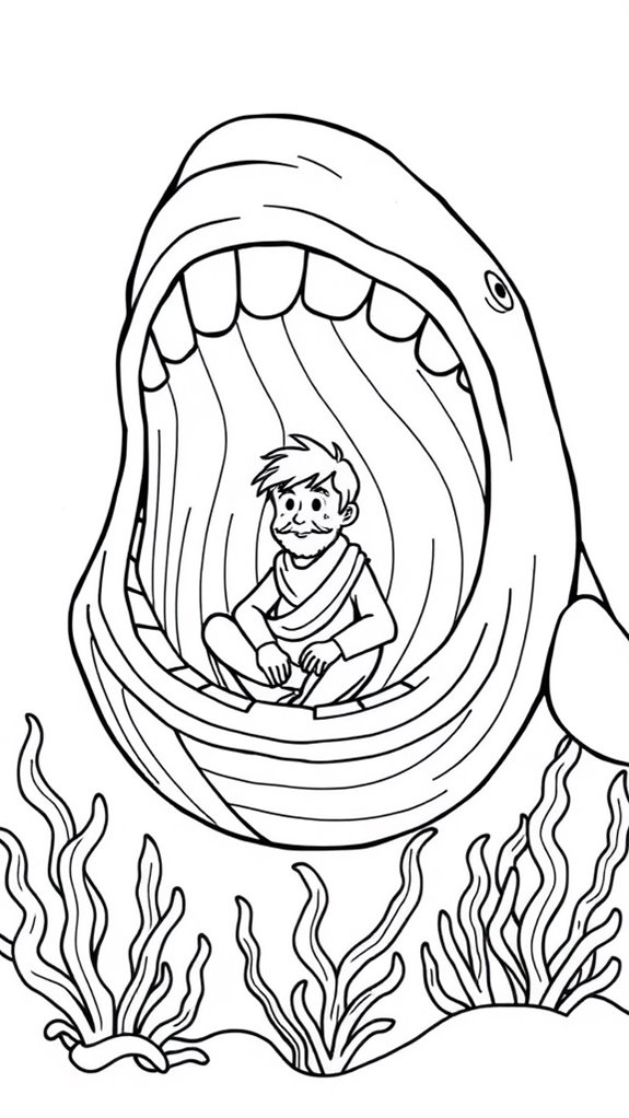 jonah inside a whale