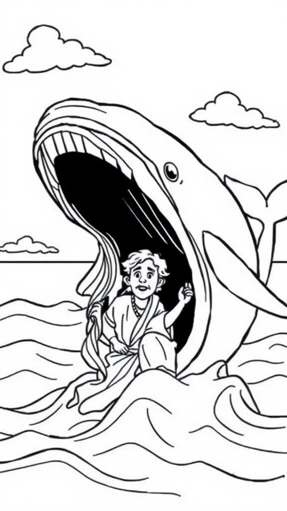 jonah inside a whale