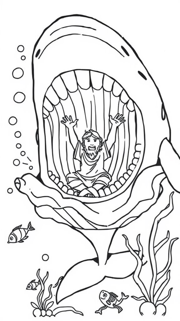 jonah inside whale illustration