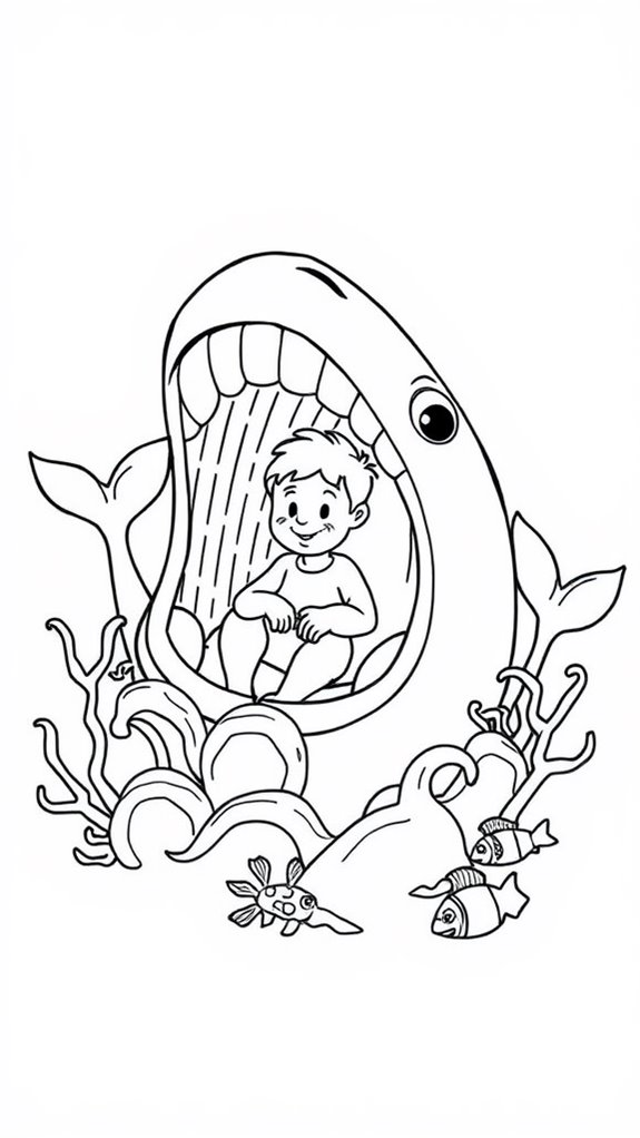 jonah inside whale illustration