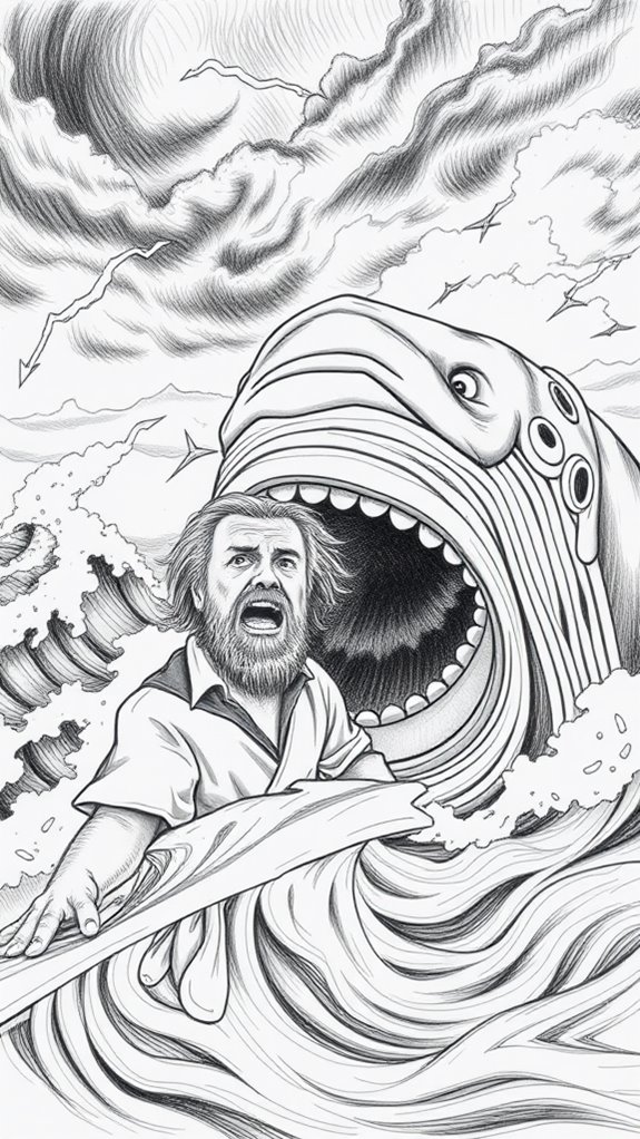 jonah inside whale illustration