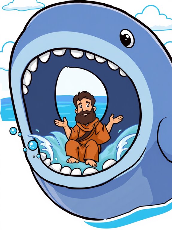 jonah inside whale illustration