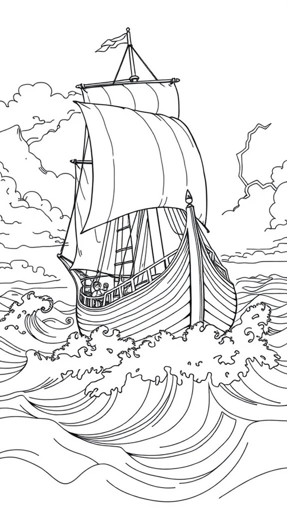 jonah s maritime journey illustration