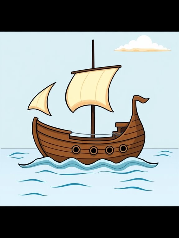 jonah s ship clipart image