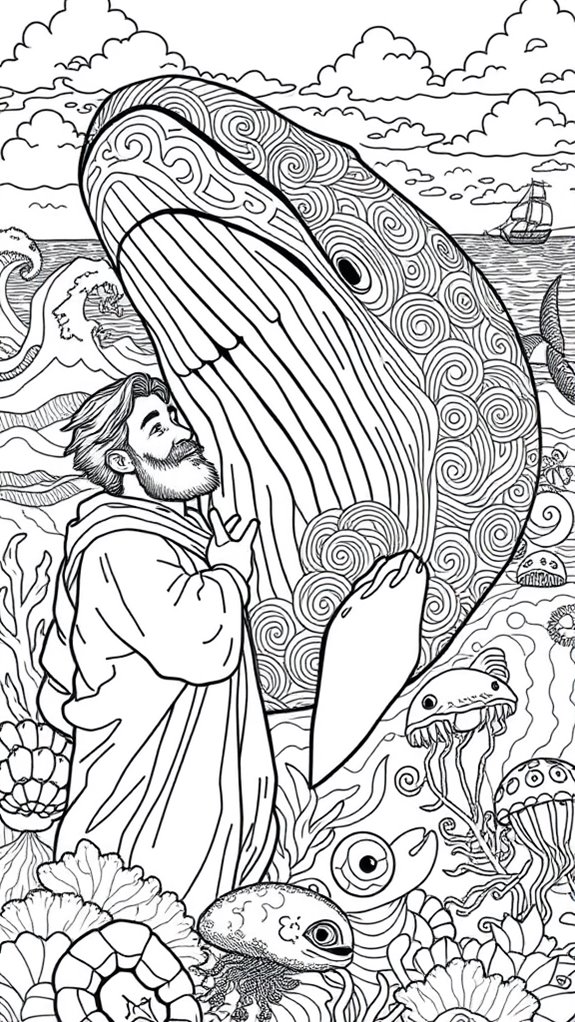 jonah s whale adventure illustration