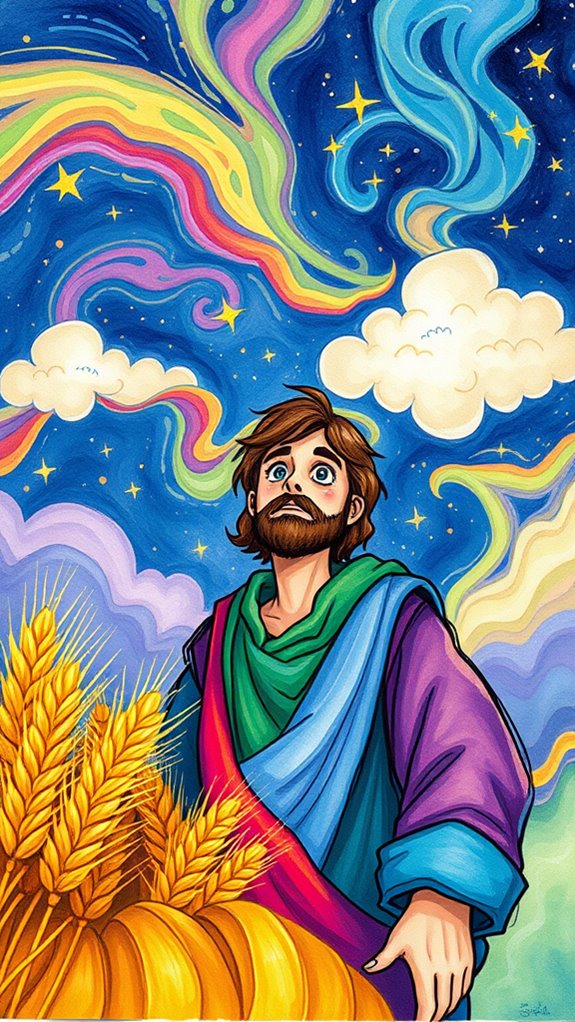 joseph s colorful dream illustration