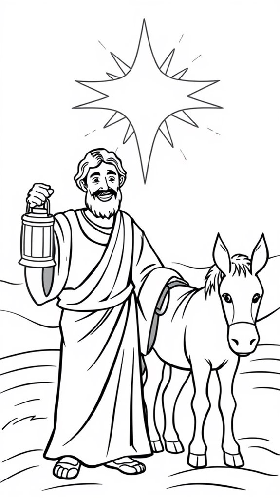 joseph s star coloring activity