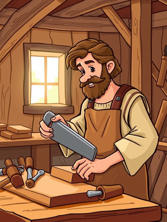 joseph the carpenter illustration