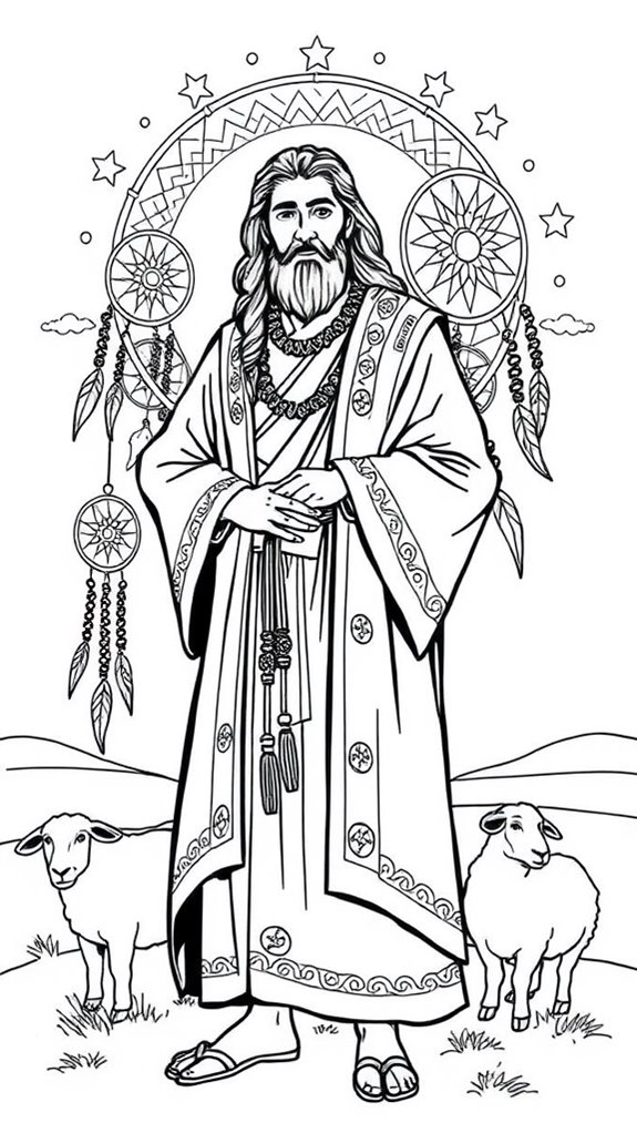 joseph the interpreter coloring page