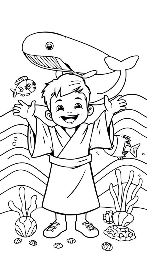 joyful jonah coloring page