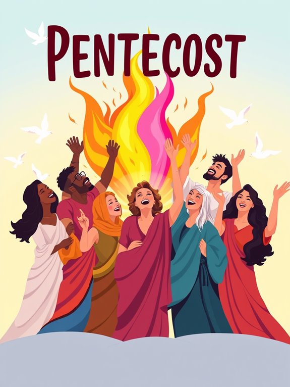 joyful pentecost celebration imagery