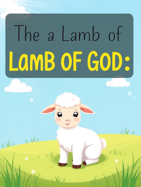 lamb and sheep illustration