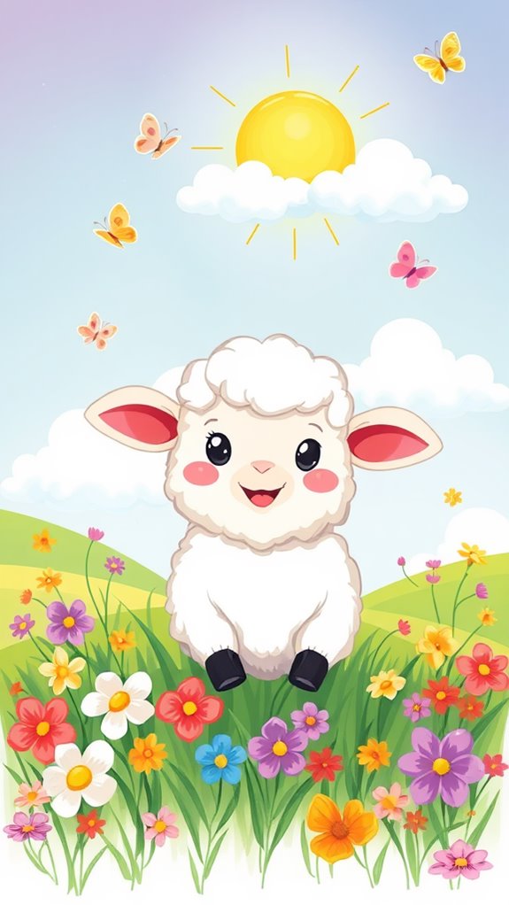 lamb cartoon resurrection artwork