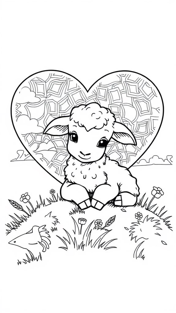 lamb of god coloring page