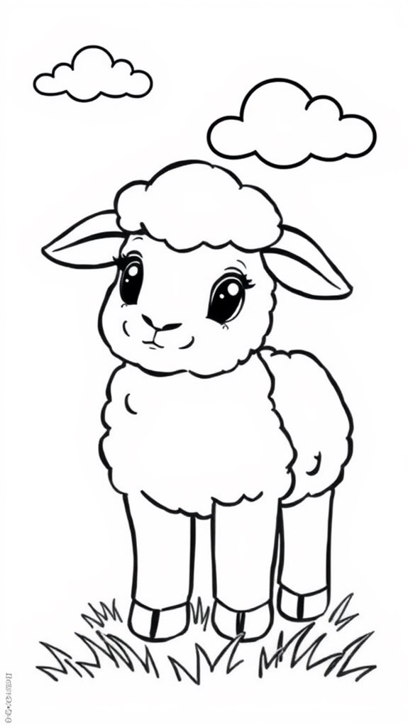 lamb of god coloring page