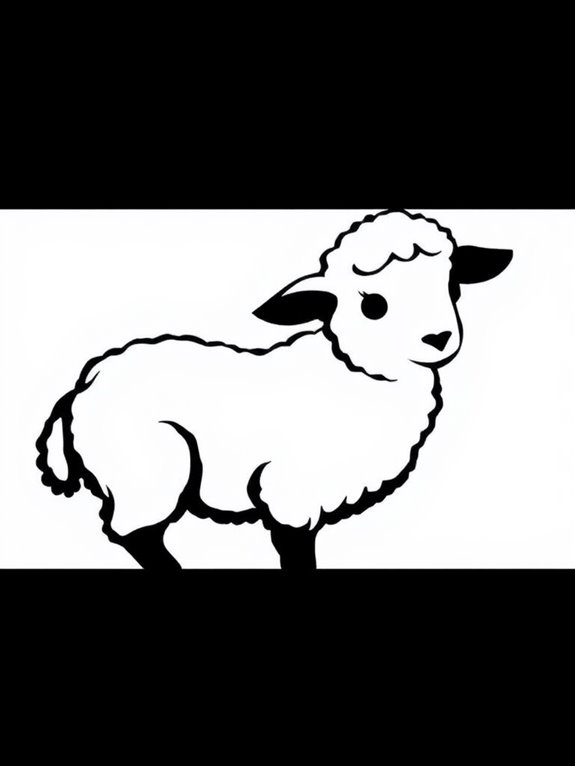 lamb of god silhouette image