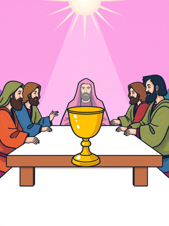 last supper cup clipart