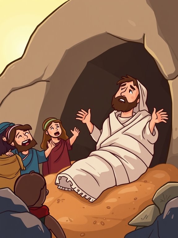 lazarus resurrection clipart image