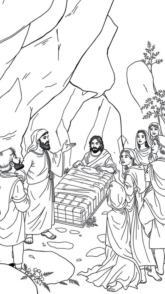 lazarus resurrection coloring activity