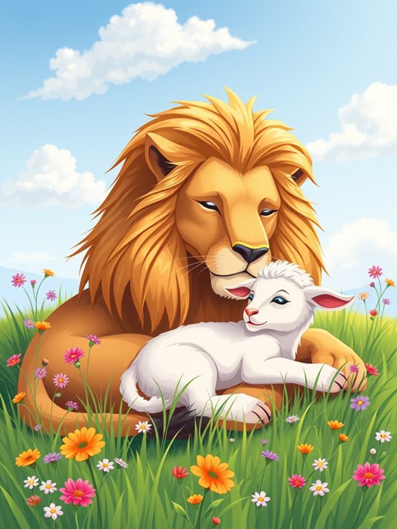 lion and lamb tranquility