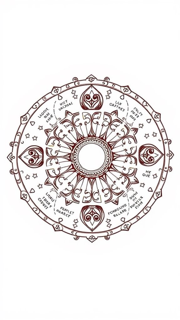 mandala of ten commandments