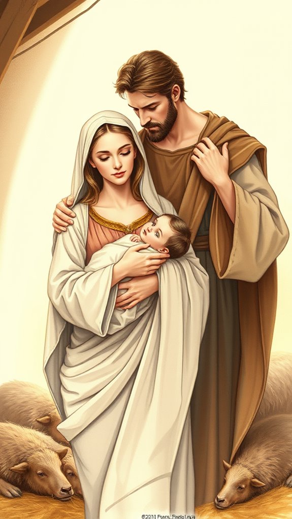 mary and joseph portrayed realistically